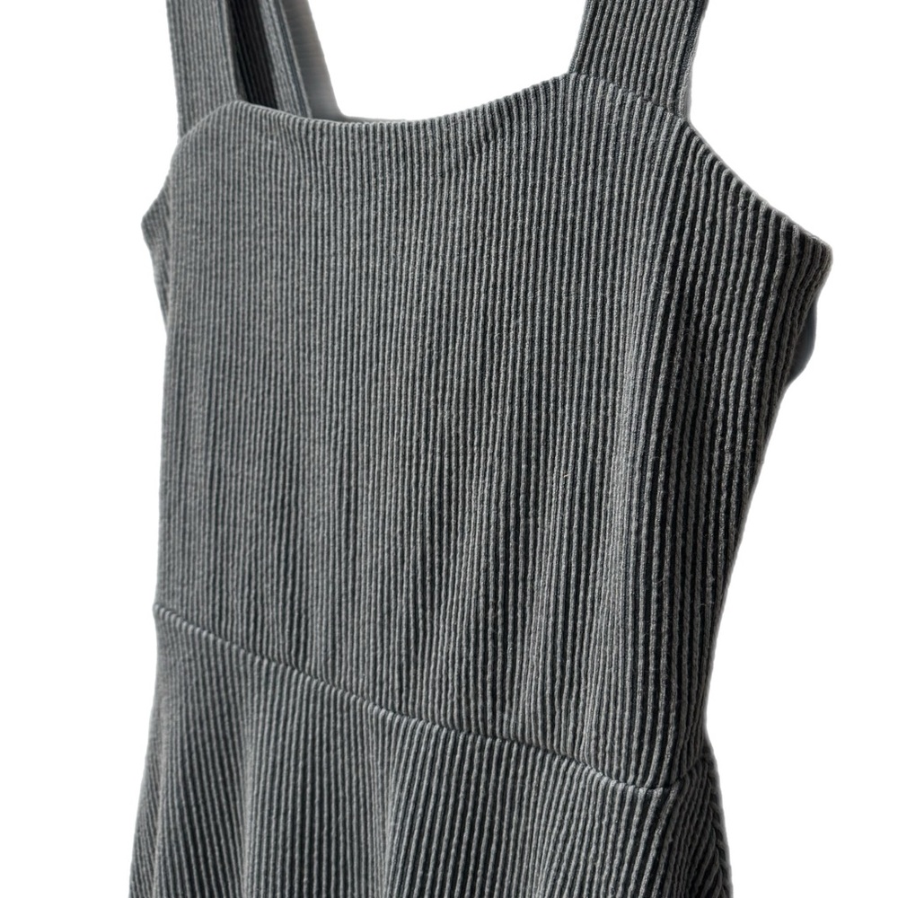 Nine Britton Stitch Fix Sleeveless Square Neck Ribbed Midi Dress Blue Sz Medium - Picture 6 of 12